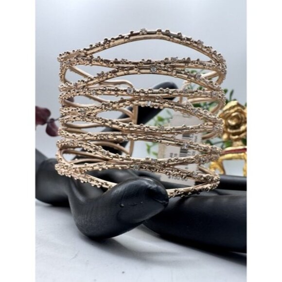 Kendra Scott Nicolas Cuff Bracelet  Gold Tone, Chunky Bracelet Gold- - Picture 6 of 13